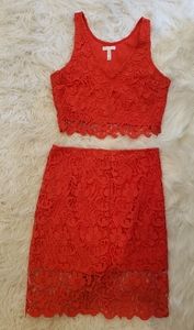 Leith lace 2 piece skirt set